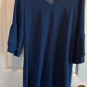 Elegant Navy Blue Dress